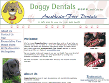 Tablet Screenshot of doggydentals.com